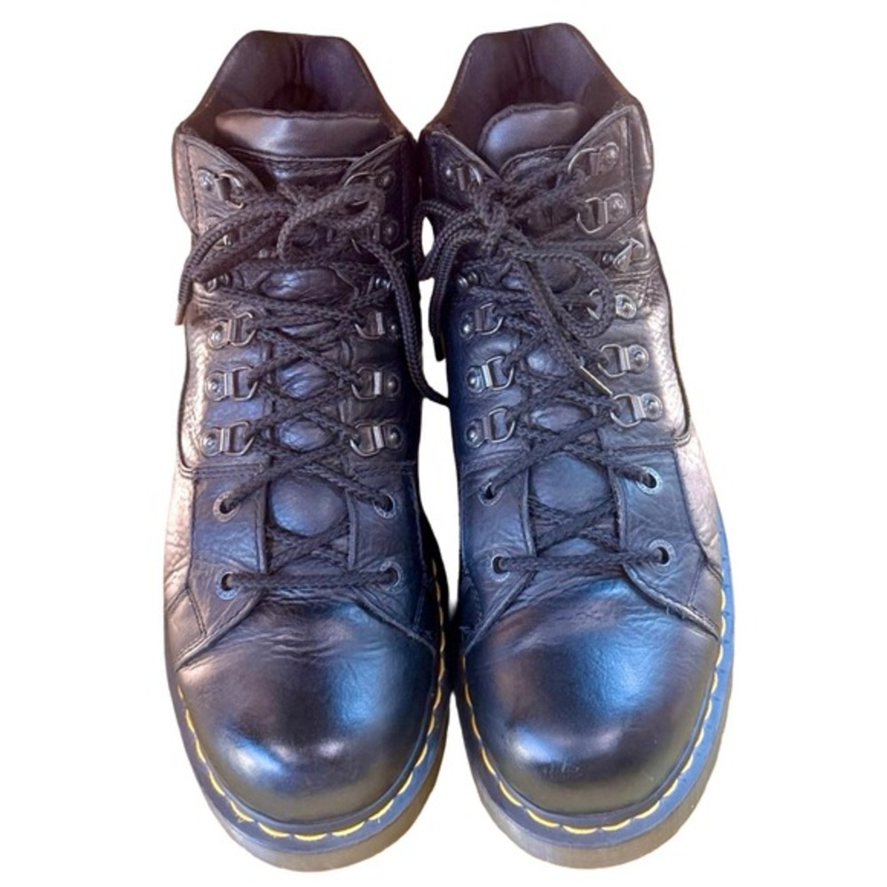 Dr. Martens 8699 Bex Boots Black Leather Hiking Combat Mens US 12 UK 11 EU 46 - Picture 9 of 10